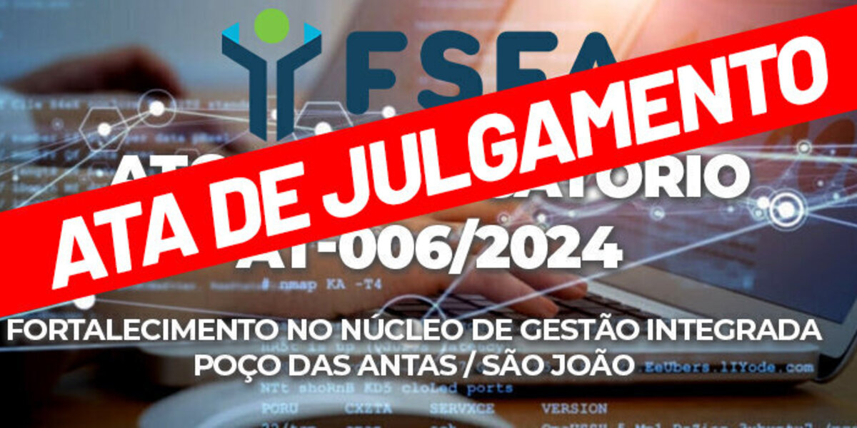 ATA DE AVALIAÇÃO E JULGAMENTO 006.2024