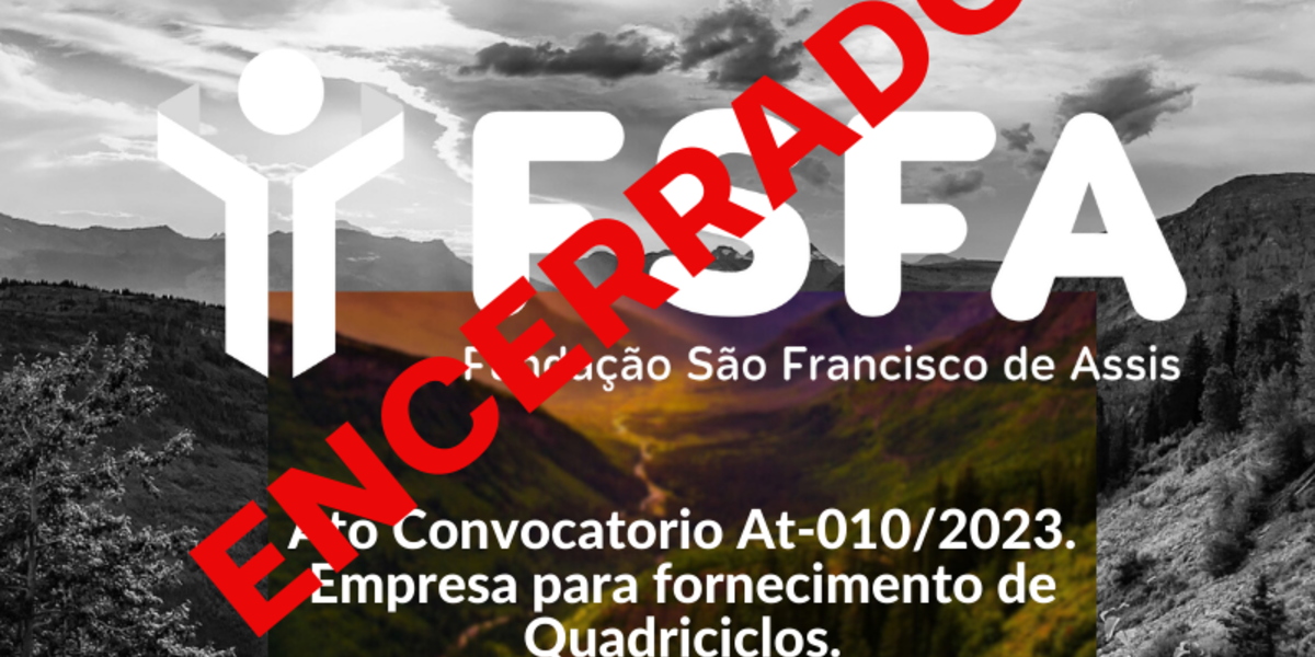 ENCERRADAS AS INSCRIÇÕES - AT-010/2023