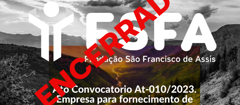 ENCERRADAS AS INSCRIÇÕES - AT-010/2023